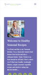 Mobile Screenshot of healthyseasonalrecipes.com
