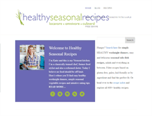 Tablet Screenshot of healthyseasonalrecipes.com